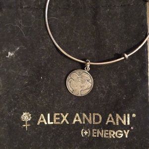 Alex and Ani Little Mermaid Silver Bangle